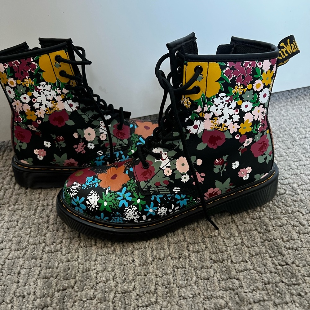 Doc Marten’s Floral boots
